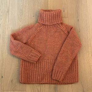Madewell Chunky Knit Turtleneck Sweater